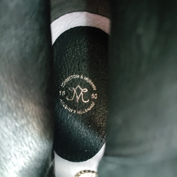 Johnston & Murphy Hidden Wedge Black Leather Brynn Ankle Boot Bootie, Women's 7 - Picture 2 of 8